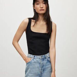 All Saints Carisa Corset Bodysuit - NEw